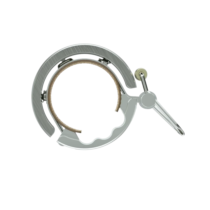 Dzwonek rowerowy Knog Oi Luxe Srebrny_5.webp