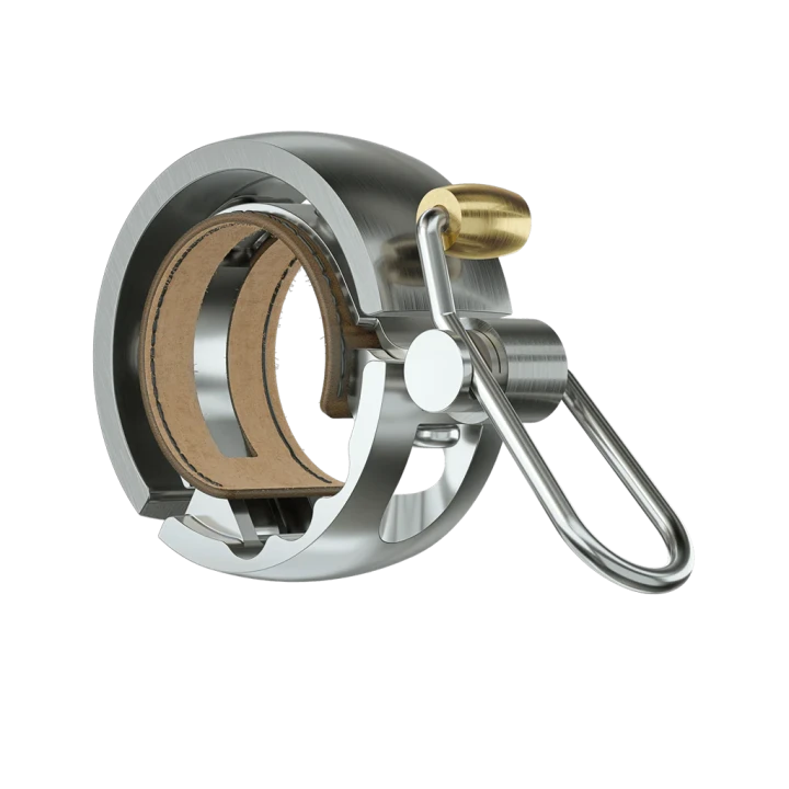 Dzwonek rowerowy Knog Oi Luxe Srebrny_Mały.webp