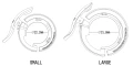 Dzwonek rowerowy Knog Oi Prima - wymiary