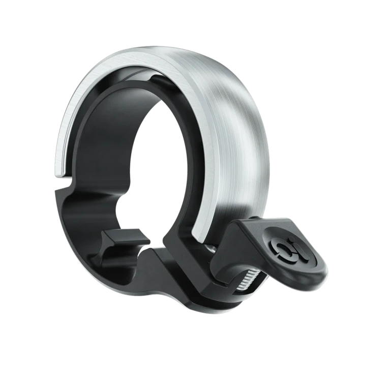 Dzwonek rowerowy Knog Oi Classic Srebrny_Duży.webp