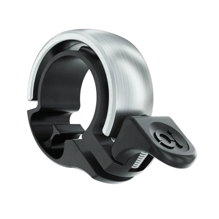 Dzwonek rowerowy Knog Oi Classic Srebrny_Mały.webp