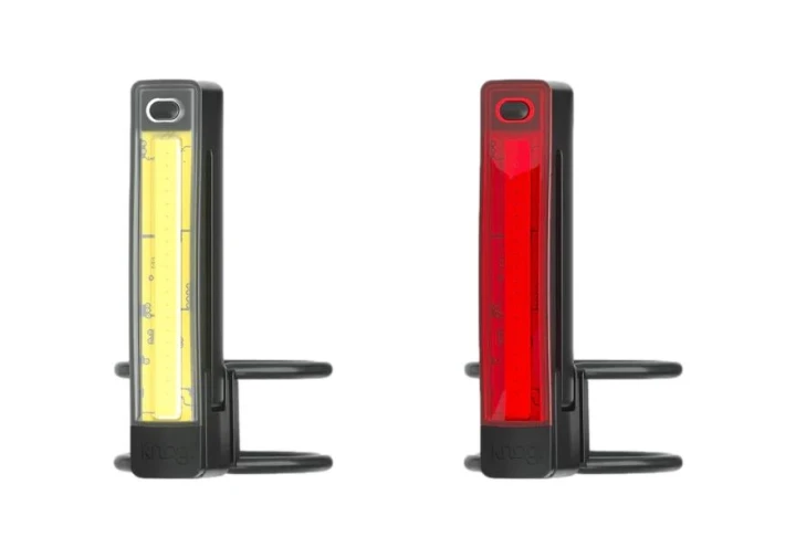 Zestaw lampek rowerowych/do biegania Knog Plus Twinpack