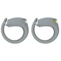Zestaw lampek rowerowych Knog Frog Szare_4.webp