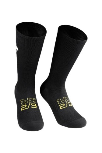 Skarpety kolarskie Assos P1 Spring:Fall Socks Black Series_2.jpeg