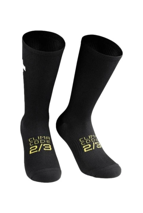 Skarpety kolarskie Assos P1 Spring:Fall Socks Black Series_2.jpeg