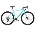 Rower gravelowy Bianchi Via Nirone 7, 2026, GRX610 12s, Celeste Matt/Graphite Glossy