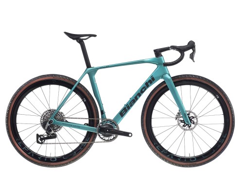 Bianchi gravelowy Bianchi Impulso RC, RED XPLR 1x13s, Celeste Metallic/Graphite