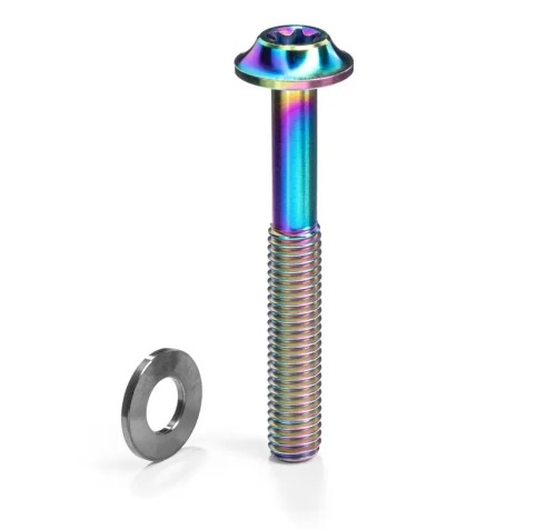 Śruba tytanowa Absoluteblack do zacisku hamulca Flat-Mount PVD