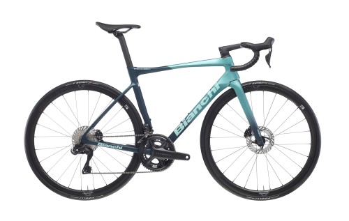 Rower szosowy Bianchi Specialissima PRO, Ultegra Di2, Blue Tail/Metallic Celeste/CK16 FullMatt