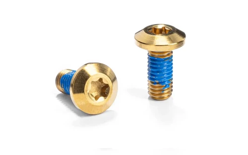 Śruby tytanowe AbsoluteBlack koszyka na bidon Złote