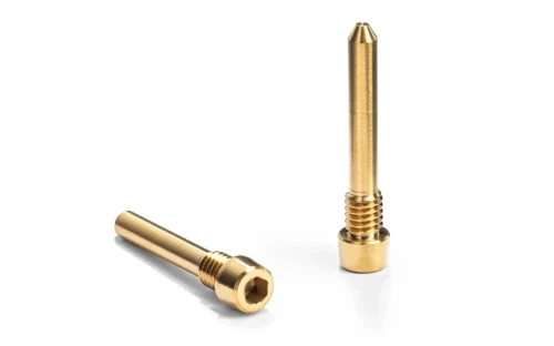 Śruby tytanowe AbsoluteBlack okładzin hamulcowych Shimano Złote