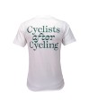 T-shirt Apres Bici White/British Racing Green