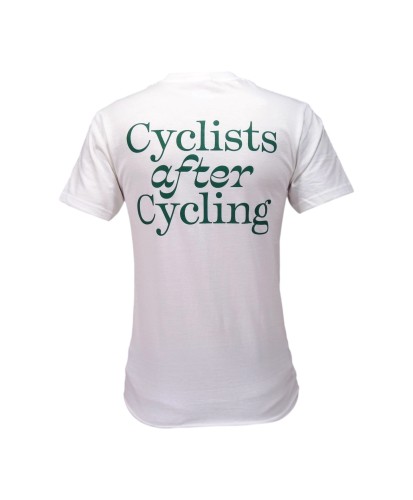 T-shirt Apres Bici White/British Racing Green