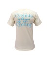 T-shirt Apres Bici White/Baby Blue
