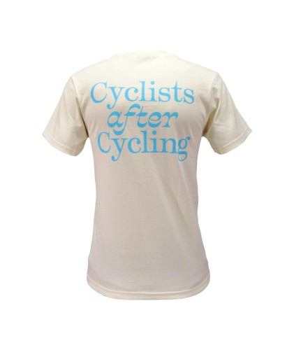 T-shirt Apres Bici White/Baby Blue