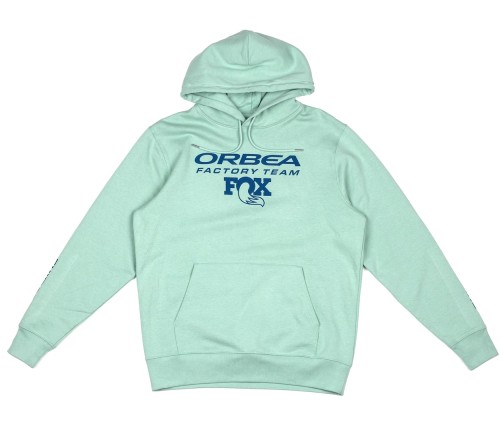Bluza z kapturem Orbea Factory Team FOX Hoodie Miętowa
