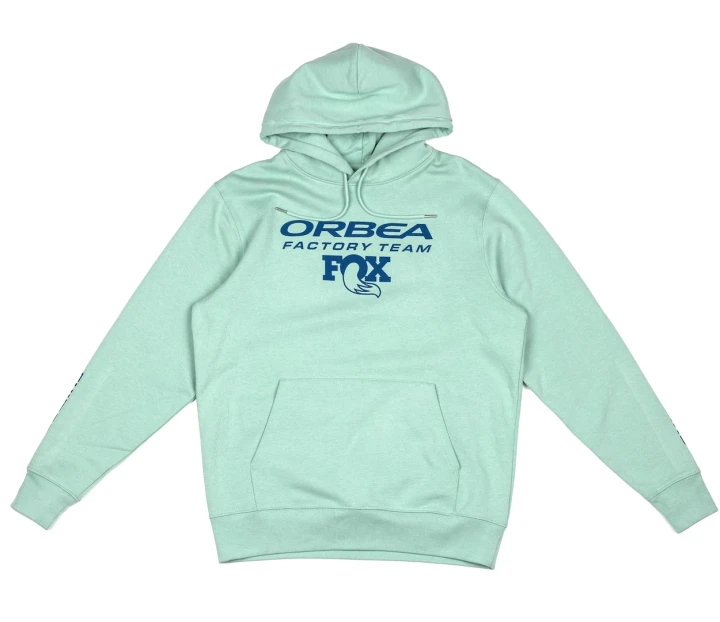 Bluza z kapturem Orbea Factory Team FOX Hoodie Miętowa