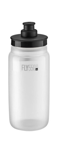 Bidon Elite Fly 550ml Transparentny-czarny