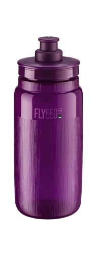 Bidon Elite Fly 550ml Transparentny-fioletowy