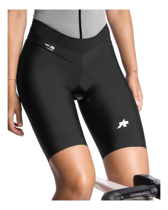 Spodenki kolarskie damskie Assos UMA GT S11 Half Shorts Black Series - Long_3.jpeg