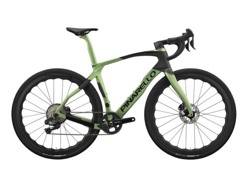 Rower gravelowy Pinarello Grevil GRX825 Di2 2x12, Princeton Grit 4540, Stone Green