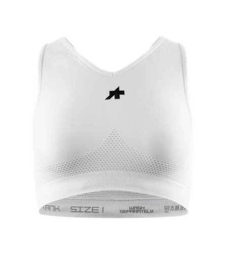 Bielizna damska:biustonosz sportowy Assos Cropped Tank P1 Skin Layer White Series_5.jpeg