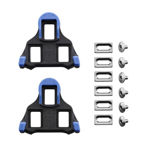 Bloki szosowe Shimano SPD-SL, SM-SH12, 2 st, niebieskie.jpeg