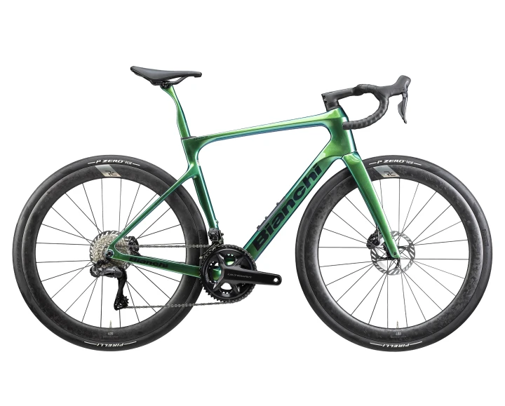 Rower szosowy Bianchi Infinito PRO, Ultegra 4iiii, RC 49R, Acid celeste/Black