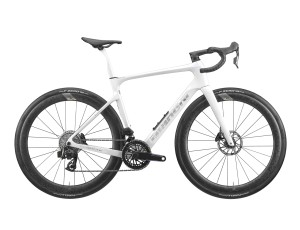 Rower szosowy Bianchi Infinito PRO,  Force AXS PWR, RC 49R, Metallic white Italy/Chrome