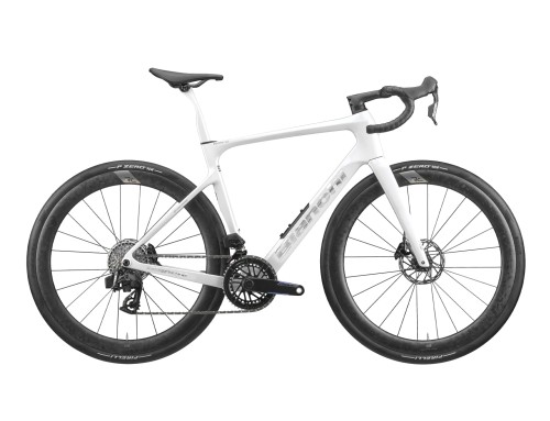 Rower szosowy Bianchi Infinito PRO, Force AXS PWR, RC 49R, Metallic white Italy/Chrome