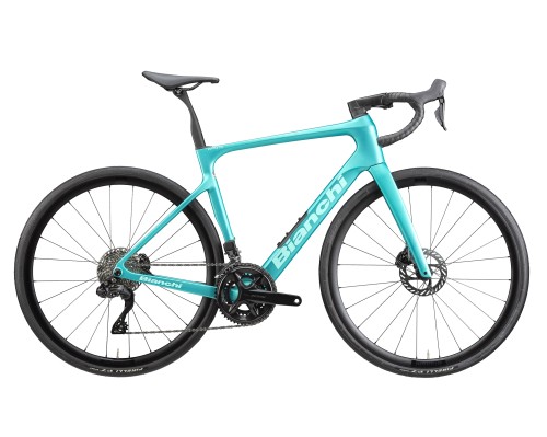 Rower szosowy Bianchi Infinito, 105 Di2, B 30R, Metal Celeste/Celeste