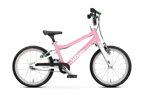 Rower dziecięcy Woom GO 3 Automagic Powder Pink, 16"