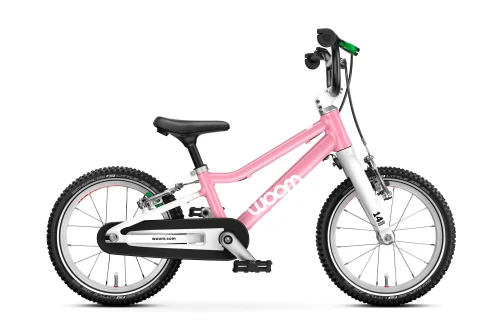 Rower dziecięcy Woom GO 2 Powder Pink, 14"