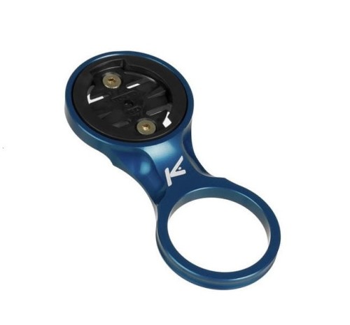 Uchwyt na licznik K-Edge Stem Mount Garmin Niebieski