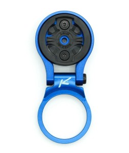 Uchwyt na licznik K-Edge Adjustable Stem Garmin Niebieski