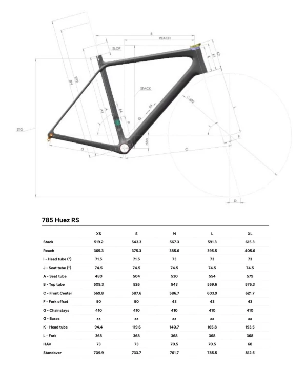 Rower szosowy Look Huez 2 RS geometria.jpg