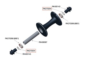 Uszczelka przedniej piasty Corima S, O-Ring