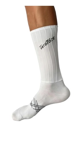 Skarpety kolarskie VeloToze Aero Pro Białe_2.jpeg