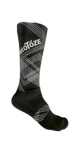 Skarpety kolarskie VeloToze Aero Extra Tall Czarne Wysokie