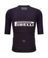 Koszulka kolarska Santini:Pirelli Sport Club Fast Czarna_2.jpg