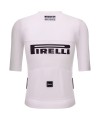 Koszulka kolarska Santini:Pirelli Sport Club Fast Biała_2.jpg