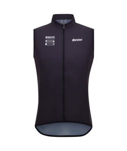 Kamizelka kolarska Santini/Pirelli Sport Club Wind Vest Czarna