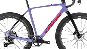 Rama gravelowa Look G85 Cezal, Speckled Purple / Neon Red