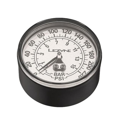 Manometr Lezyne do pompki podłogowej 220psi, 2.5".jpeg
