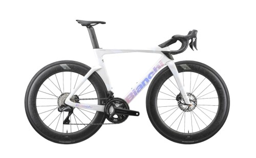 Rower szosowy Bianchi Oltre Pro 2027, Ultegra Di2, Bianco California:Rosa Blu.jpg