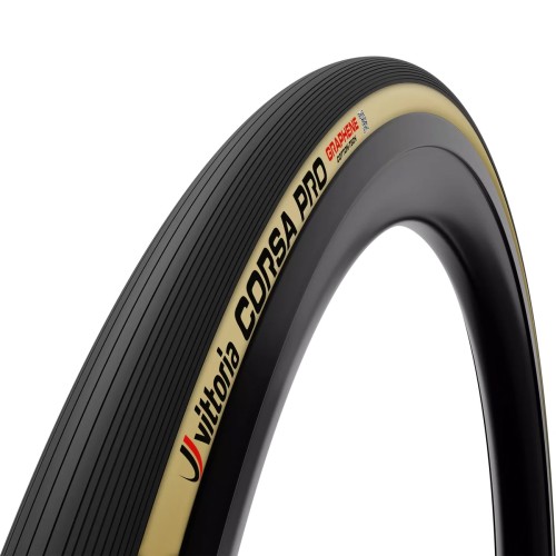 Opona Vittoria Corsa Pro G2.0 TLR Czarno-beżowa