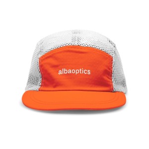 Czapka Alba Optics Trail Packable Cap WHT/ORG/BLK