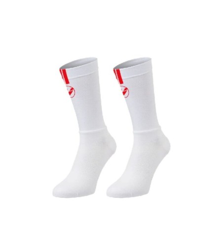 Skarpety kolarskie Vision Socks Białe:Czerwone logo_2.jpg
