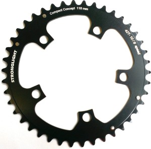 Zębatka Stronglight 5083 typ S 110mm 10s zewnętrzna, czarna