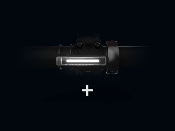 Lampa Knog Plus przód czarny